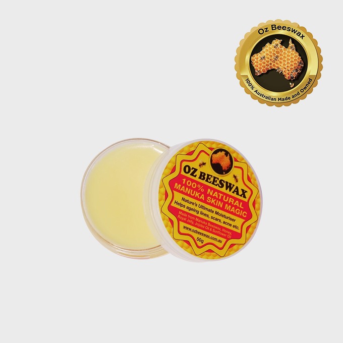 (ozbeeswax) Manuka Skin Magic 50g -  피부자극보호,항균,흉터,갈라진 피부 / 100%천연성분 비즈왁스 BALM